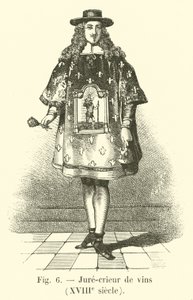 Juré-crieur de vins, XVIIIe siècle - French School