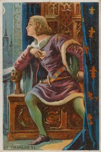 Roi Charles VI - French School