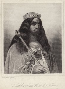 Roi Childéric III des Francs - French School