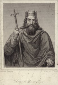 Roi Clovis I des Francs - French School