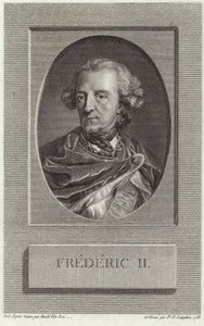 Le roi Frédéric II de Prusse - French School