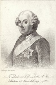 Roi Frédéric II de Prusse - French School