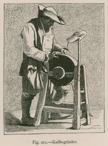 Aiguiseur de couteaux - French School
