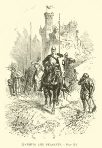 Chevaliers et paysans - French School