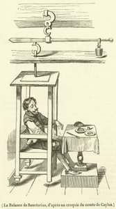 La Balance de Sanctorius (gravure)