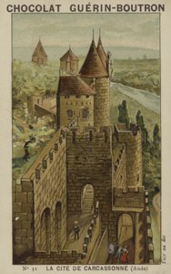 La Cité de Carcassonne, Aude - French School