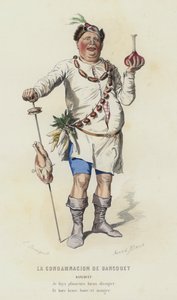 La Condamnation De Banquet (gravure en couleur) - French School