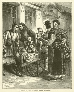 La Famine En Chine - French School