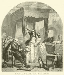 La Fille de Cromwell - French School