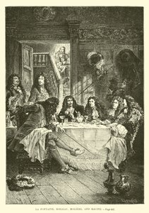 La Fontaine, Boileau, Molière et Racine - French School