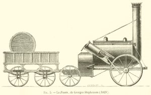 La Fusée, de Georges Stephenson - French School
