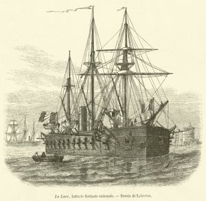 La Lave, batterie flottante cuirassée - French School
