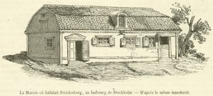 La Maison où habitait Swedenborg, au faubourg de Stockholm - French School