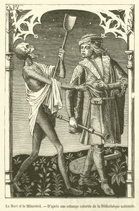 La Mort et le Ménestrel - French School