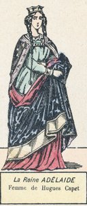La Reine Adélaïde, Femme de Hugues Capet - French School