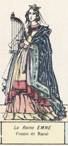 La reine Emne, femme de Raoul - French School