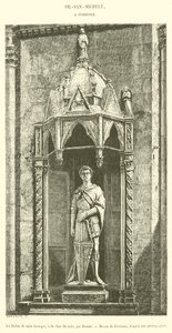 La statue de saint Georges, à Or-San-Michele - French School