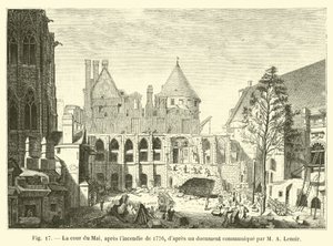 La cour du Mai, après l