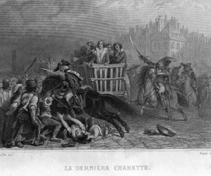 La dernière charrette - dans «Révolution française» par Thiers. 19e siècle - French School