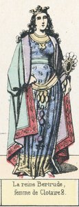 La reine Bertrude, femme de Clotaire II - French School