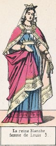 La reine Blanche, femme de Louis V - French School