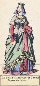 La reine Charlotte de Savoie, femme de Louis XI - French School