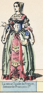 La reine Claude de France, femme de François Ier - French School