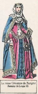La reine Clémence de Hongrie, femme de Louis X - French School