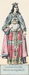 La reine Clotilde, femme de Dagobert II - French School