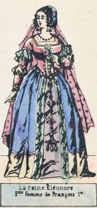 La reine Éléonore, 2e femme de François 1er - French School