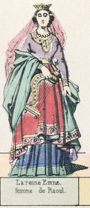 La reine Emne, femme de Raoul - French School