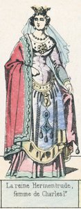 La reine Hermentrude, femme de Charles Ier - French School