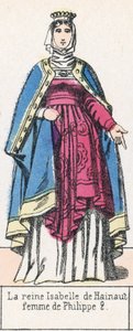 La reine Isabelle de Hainaut, femme de Philippe II - French School