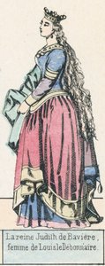 La reine Judith de Bavière, femme de Louis le Débonnaire - French School