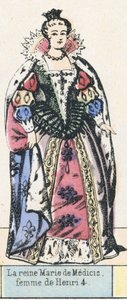 La reine Marie de Médicis, femme de Henri IV - French School