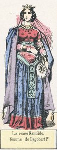 La reine Nantilde, femme de Dagobert Ier - French School