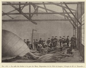 La salle des bâches à la gare du Mans, Réparation de La Ville de Langres