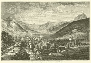 La vallée du Mont-Dore et le village des Bains - French School
