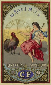 Étiquette pour Au Réveil Matin - French School