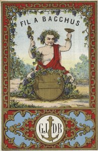 Étiquette pour Fil à Bacchus - French School