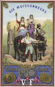 Étiquette pour fil des Moissonneurs - French School