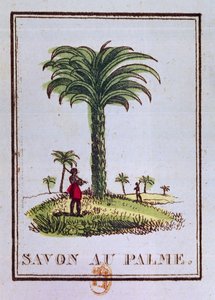 Étiquette pour un savon parfumé à l