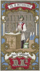 Étiquette pour fil des détaillants