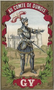 Étiquette pour fil du Comte de Dunois - French School