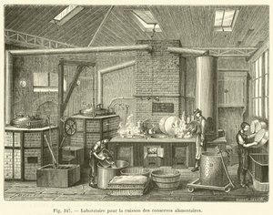 Laboratoire pour la cuisson des conserves alimentaires - French School