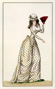 Robe Étoile pour dames du Journal de la Mode et du Goût, 1791 - French School