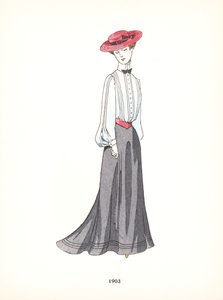 Mode féminine, 1903 - French School