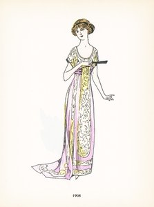 Mode féminine, 1908 - French School