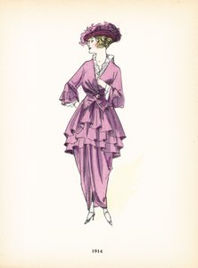 Mode féminine, 1914 - French School