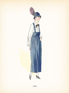 Mode féminine, 1915 - French School